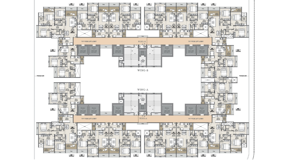 Gurukrupa-the-Marque-Elevation-Upper-Typical-Layout